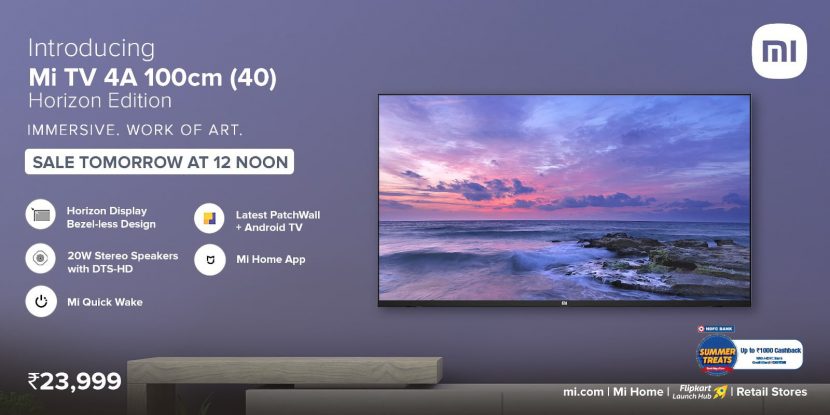 Xiaomi Mi TV 4A 40 Horizon Edition