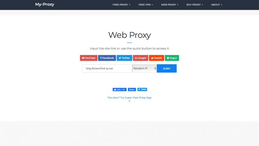 веб-прокси My-Proxy